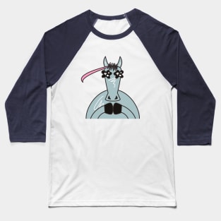 Funny Horse Baseball T-Shirt